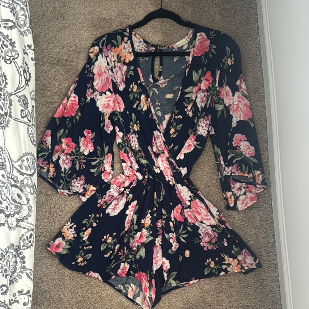 Altar’d State Floral Romper